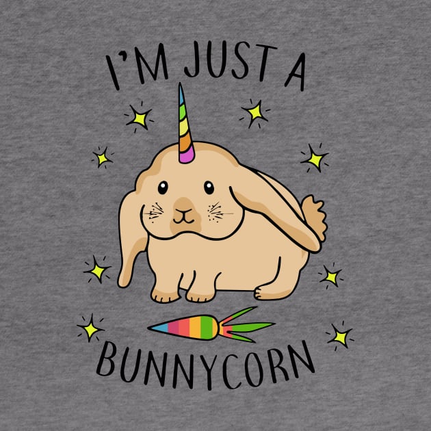 Im Just A Bunny Corn Unicorn by huepham613